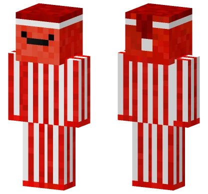 The Great Red Greatest Pajamas Minecraft skin