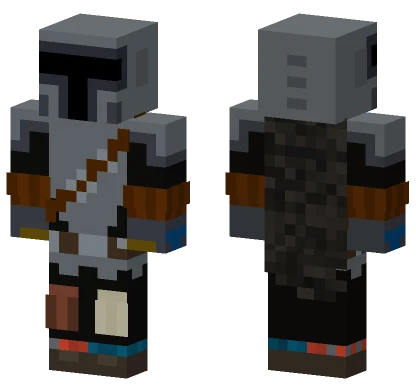 The Mandalorian Minecraft skin