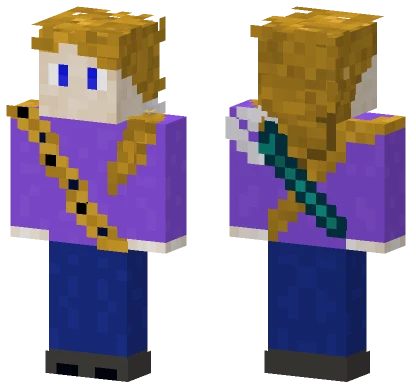 The Mighty Blue Fox Minecraft skin