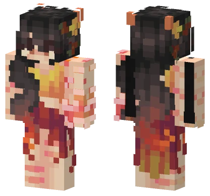 The Phoenix Within Her Minecraft skin