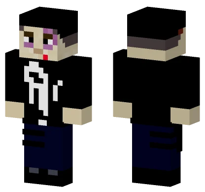 The Punisher Minecraft skin