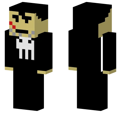 The Punisher Minecraft skin