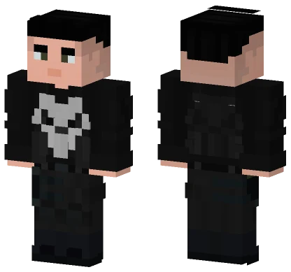 The Punisher Minecraft skin