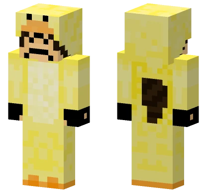 The Raccoon Boy Duck Minecraft skin