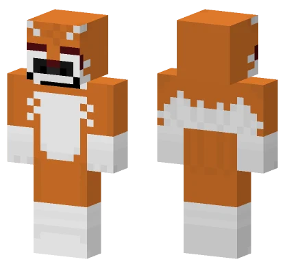 The Real Tails FNF Minecraft skin