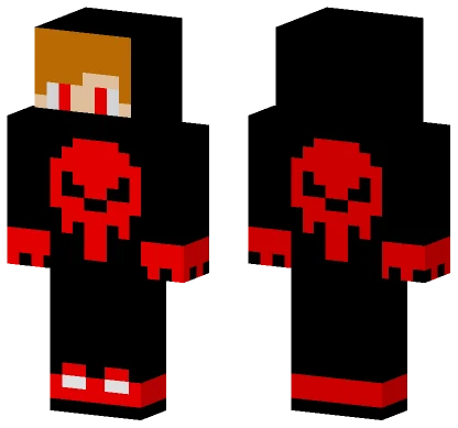 The Red Punisher Minecraft skin