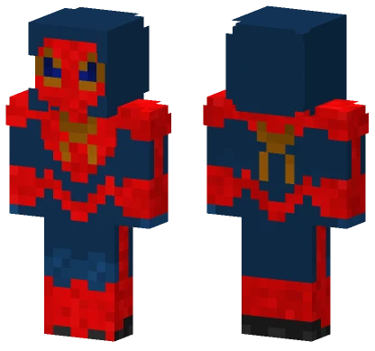 The Spider-Man Minecraft skin