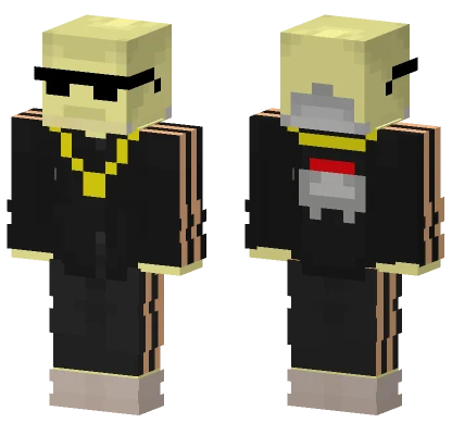 Thehuman Yellow Minecraft skin