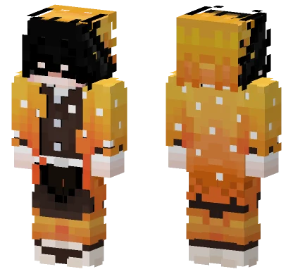 Thevidus Zenitsu Minecraft skin