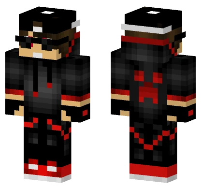 Thiago 45 Creeper Hoodie Minecraft skin