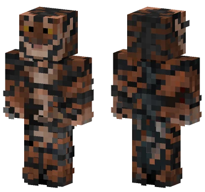 Tiger Anthro Furry Minecraft skin