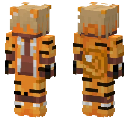 Tiger Skin Minecraft skin