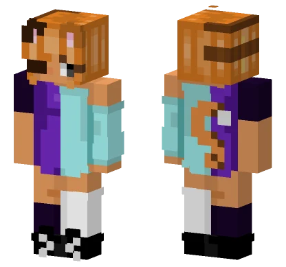 Tigry Kitty Collab Minecraft skin