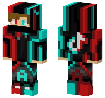 TikTok Ahadgaming Minecraft skin