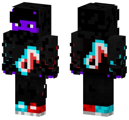 Tiktok Me Minecraft skin
