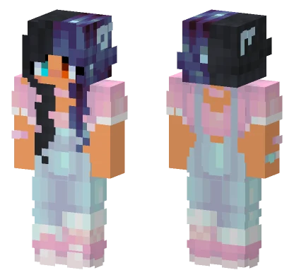 Tired Sleepy Girl Minecraft skin