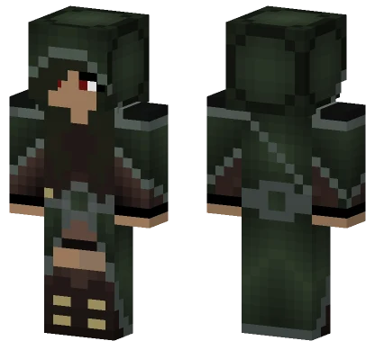 Tisifona Green Outfit Minecraft skin