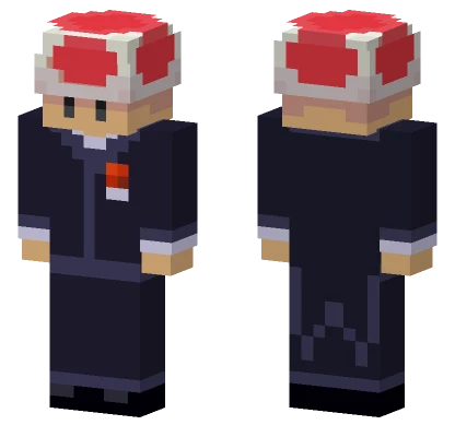 Toad In A Suit Minecraft skin