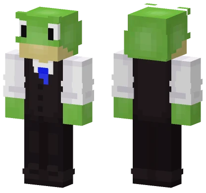 Toadblue Suit Minecraft skin