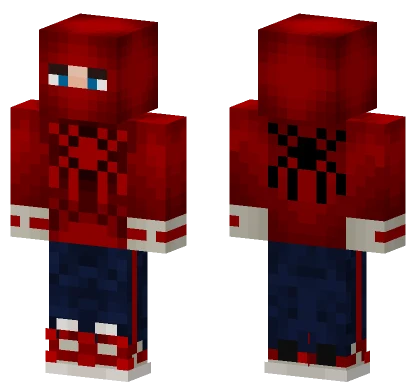 Toby Spiderman With Jordans Minecraft skin