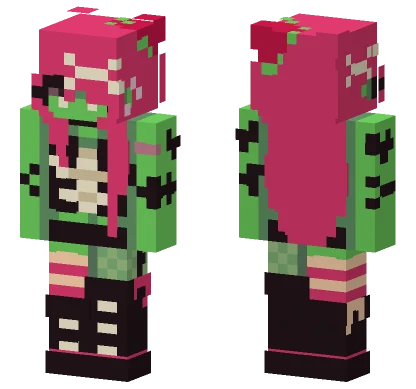 Tokidoki Zombie Unshaded Minecraft skin