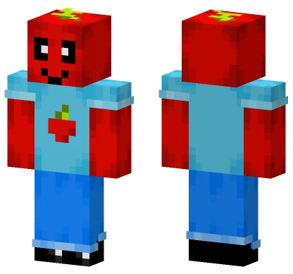 Tomaattigamer Red Blue Outfit Minecraft skin