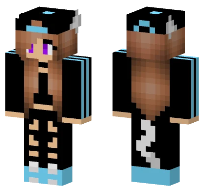 Tomboy Werewolf Minecraft skin