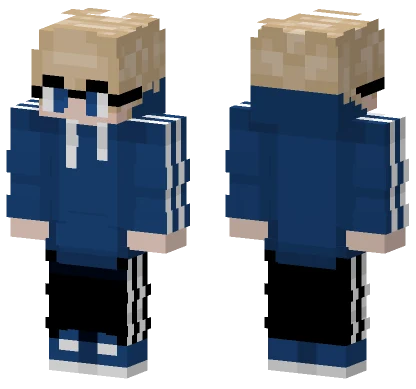 Tommy Blue Tracksuit Minecraft skin