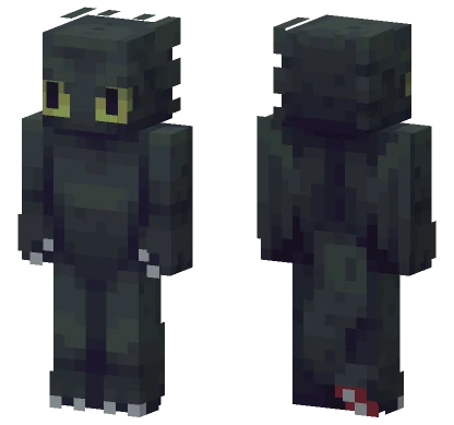 Toothless Updated Minecraft skin