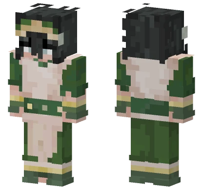 Toph Beifong ATLA Minecraft skin