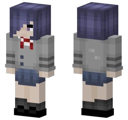Touka School Uniform Minecraft skin
