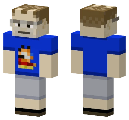 Tourettes Guy Minecraft skin