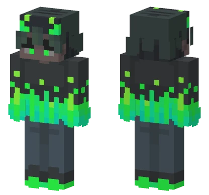 Toxic Acid Boy Minecraft skin