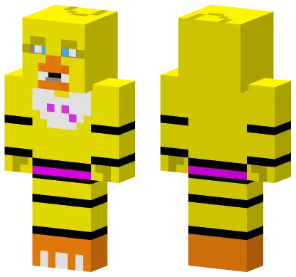 Toy Chica FNAF 2 Minecraft skin