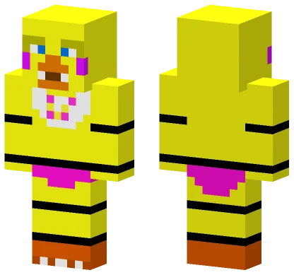 Toy Chica FNAF 2 Minecraft skin