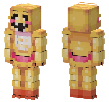Toy Chica No Beak Minecraft skin