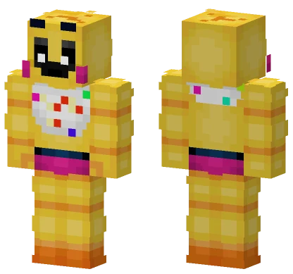Toy Chica No Beak Minecraft skin