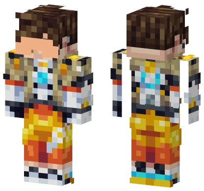 Tracer Overwatch 2 Minecraft skin