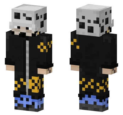 Trafalgar Law Outfit Minecraft skin