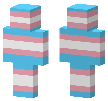 Trans Flag Skin Minecraft skin