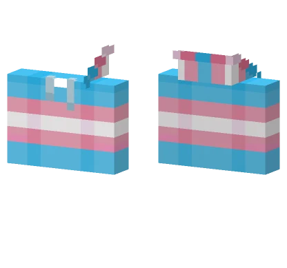 Trans Hoodie Pride Minecraft skin