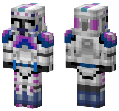Trans Pride Clone Trooper Minecraft skin