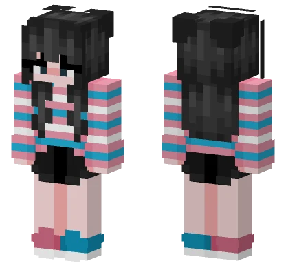 Trans Pride Skin Minecraft skin