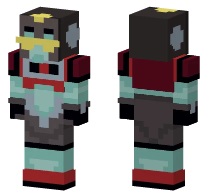 Transformers Animated Perceptor Minecraft skin