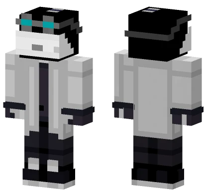 Transparent Doktor Endermite Minecraft skin