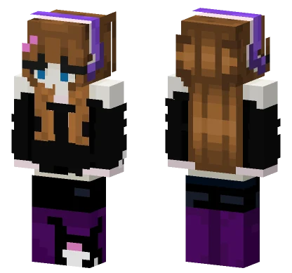 Trinivinni Panda Girl Minecraft skin