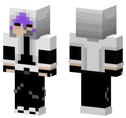 Tronixx Purple Hoodie Minecraft skin