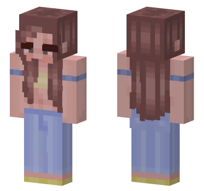 Tube Top Girl Read Des Minecraft skin