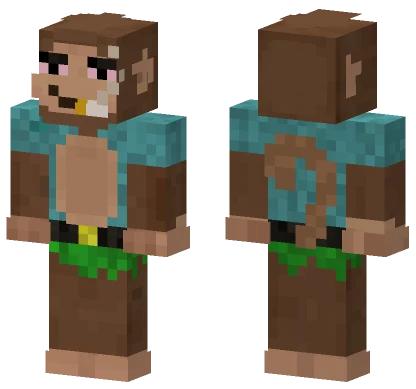 Tuff Monkey Minecraft skin