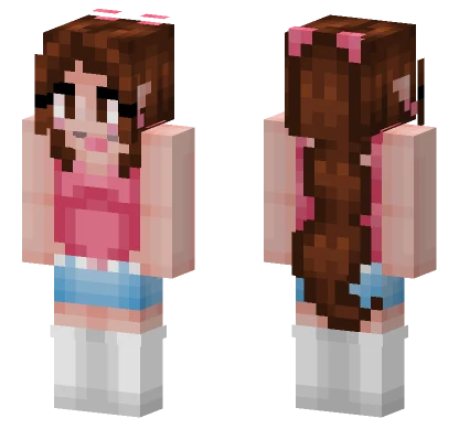 Tulip Girl Minecraft skin